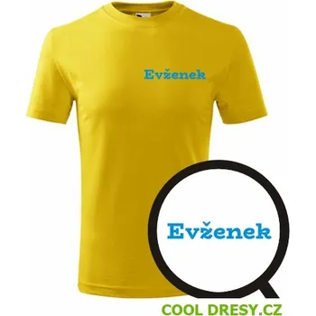 Chlapecké oblečení Dětské tričko Evženek - Barva: žlutá, Velikost 6let