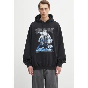Dámská mikina Bavlněná mikina VETEMENTS Cof Filthy Secret Oversized, L, černá, 99X