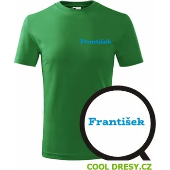 Dětské tričko František - Barva: střední zelená, Velikost 8let