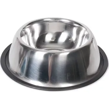Miska pro psa Karlie Nerezová miska s gumovým okrajem 16cm 900ml