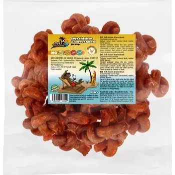 Pamlsek pro psa Pet Paradise Soft Chicken & Carrot Knots 230g