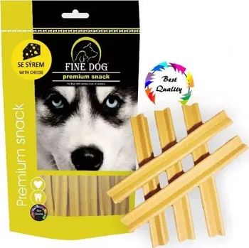 Pamlsek pro psa FINE DOG Sýrový kříž 12,5cm 5ks