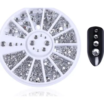 CuteNails Kamínky na nehty - Silver Jewel