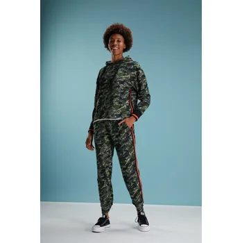 Pánská mikina Mikina Krimson Klover Julia Hoodie W 2022 - zelená/šedá XS