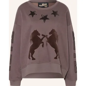 Dámská mikina Yippie Hippie Dámská Mikina S Flitry, černá / šedá, 38