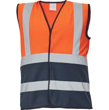 reflexní vesta Cerva Lynx Duo Reflexní vesta 03030115 oranžová/navy S