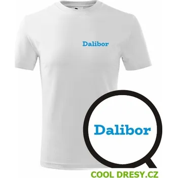 Chlapecké tričko Dětské tričko Dalibor - Barva: bílá, Velikost 10let