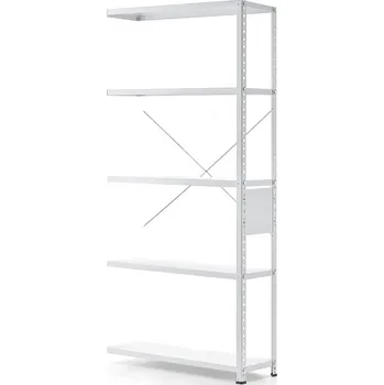 Dílenský regál Regál FIRST, přídavná sekce, 1960x1005x300 mm, bílý