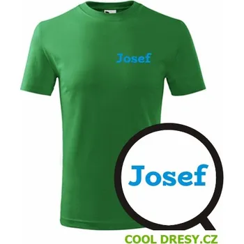 Dětské tričko Josef - Barva: střední zelená, Velikost 10let