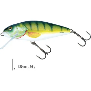 Umělá nástraha Wobler Perch Floating SALMO 12 cm - Color: PERCH