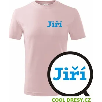 Dětské tričko Jiří - Barva: růžová, Velikost 8let