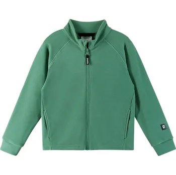Chlapecká mikina Dětská fleecová mikina Reima Tarpeen - Green Clay 98