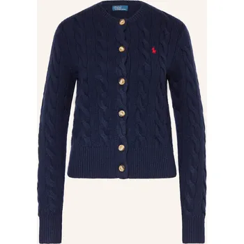 Dámský svetr Polo Ralph Lauren Dámský Pletený Kardigan, tmavě modrá, 34