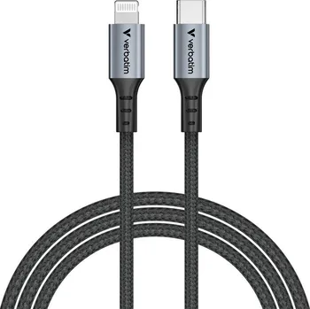 Datový kabel Kabel Verbatim Sync & Charge USB-C/Lightning 1,2m - černý