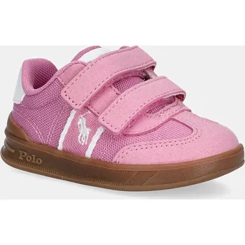 Chlapecké tenisky Dětské tenisky Polo Ralph Lauren HERITAGE COURT III T-TOE EZ RL01962660 růžová 30X, EUR 20