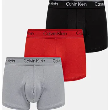 Boxerky Boxerky Calvin Klein Underwear 3-pack červená barva, LV00NB4409 33X, vel. M