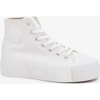 Dámské tenisky Dámské plátěné tenisky na platformě Big Star – bílé velikost 38 bílá