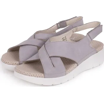 Oblečení a móda Vlnka Dámské kožené sandály Amanda béžová velikost obuv dospělí 36