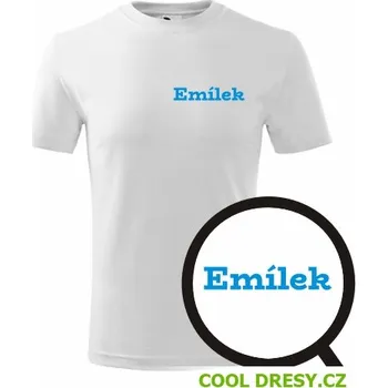 Dětské tričko Emílek - Barva: bílá, Velikost 4roky