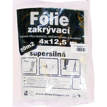 Zakrývací fólie na malování Direct import group s.r.o. Fólie zakrývací LDPE 4x12,5m 0,04m /101013/