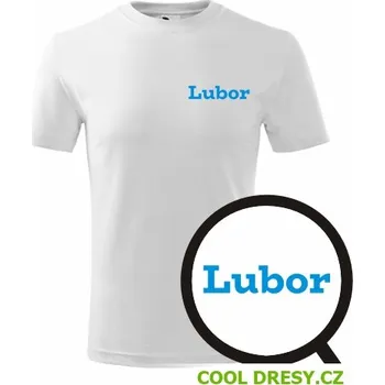 Dětská móda Dětské tričko Lubor - Barva: bílá, Velikost 4roky