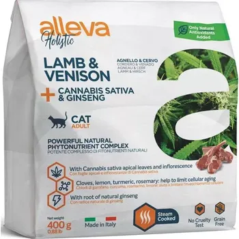 Krmivo pro kočku Alleva Holistic Cat Adult Lamb & Venison 400g