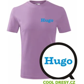 Dětské tričko Hugo - Barva: fialová, Velikost 4roky