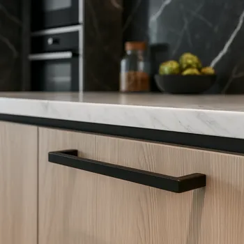 Nábytkové kování Interex design Úchytka MADEIRA / Černá matná 96 mm