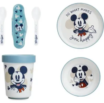 dětská jídelní sada Sada nádobí 4 kusy, Mickey