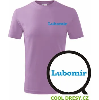 Dětské tričko Lubomír - Barva: fialová, Velikost 8let