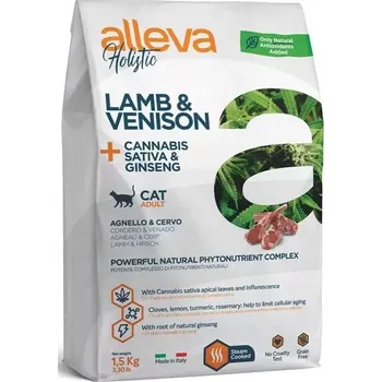 Krmivo pro kočku Alleva Holistic Cat Adult Lamb & Venison 1,5kg