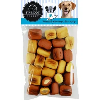 Pamlsek pro psa FINE DOG Bakery Váleček plněný Mix 150g