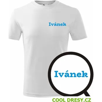 Dětské tričko Ivánek - Barva: bílá, Velikost 10let