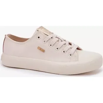 Dámské tenisky Dámské plátěné tenisky Big Star – béžové velikost 40 béžová