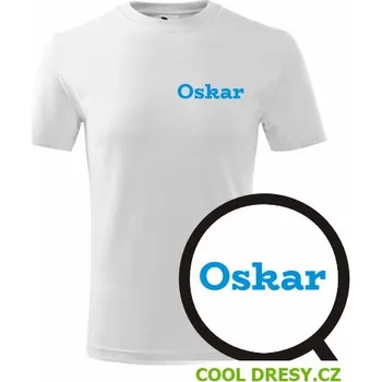 Dětské tričko Oskar - Barva: bílá, Velikost 8let
