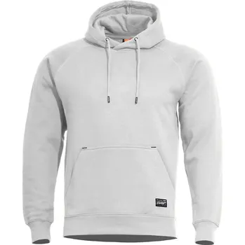 Pánské oblečení Mikina PHAETON s kapucí BÍLÁ Mikina PHAETON s kapucí BÍLÁ vel. M