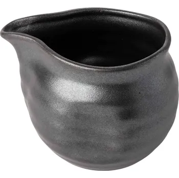 Omáčník Omáčník METALLIC 400 ml, černá, keramika, MIJ