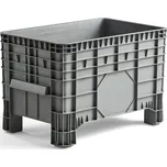 Paletový kontejner CARTER, s nohami, 1040x640x670 mm