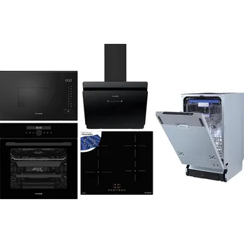 Set domácích spotřebičů Vestavný set Set Philco PDI 1049 BBIT + Philco PEW 600 GCB + Philco PHD 640 GPB + Philco PMD 2085 BIB + Philco POB 7614 SB KING