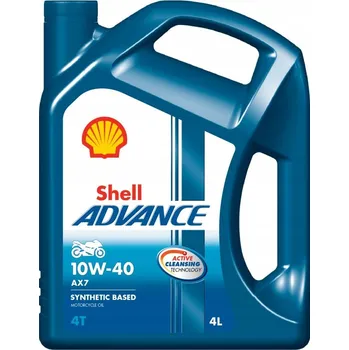 Motorový olej Shell Advance 4T AX7/VSX 4/ 10W-40