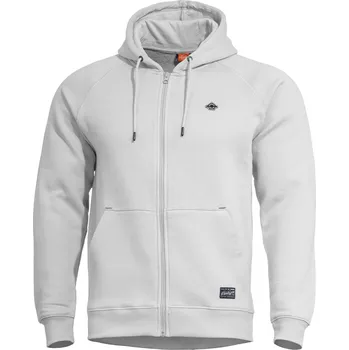 Pánská mikina Mikina PHAETON se zipem a kapucí BÍLÁ Mikina PHAETON se zipem a kapucí BÍLÁ vel. 3XL