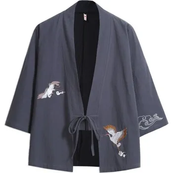 Pánský svetr Pánský kimono cardigan F1170 S 9