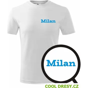 Dětská móda Dětské tričko Milan - Barva: bílá, Velikost 6let