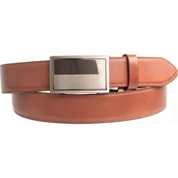 Módní doplněk Pánský kožený opasek s automatickou přezkou Penny Belts AUTOMAT 35-020-A3-48 115 cm
