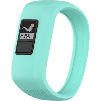 Příslušenství k chytrým hodinkám eses Silikonový náramek pro Garmin VívoFit Junior 1 a 2, Vívofit 3 - Velikost S, mátový