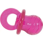 Zolux Hračka pes dudlík POP PACIFIER 7cm růžový