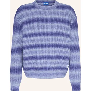 Pánské oblečení Hugo Pánský Oversized Svetr Sfusi, modrá / tmavě modrá, L