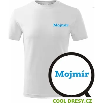 Dětské tričko Mojmír - Barva: bílá, Velikost 8let