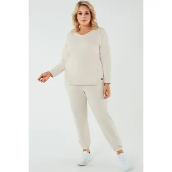 Dámské tepláky Italian Fashion Madri - dlouhé Béžová M