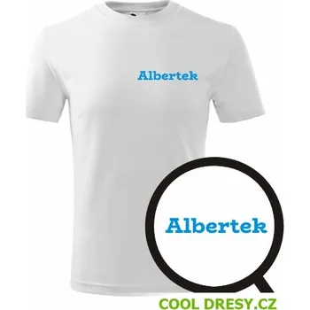 Dětské tričko Albertík - Barva: bílá, Velikost 10let